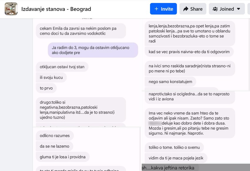 Izdavanje stanova prepiska