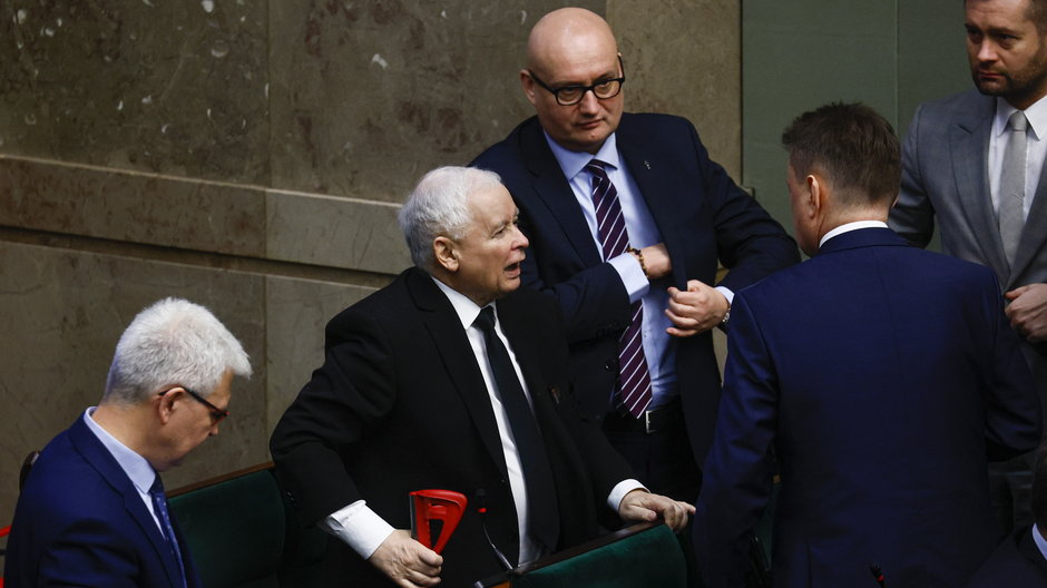 Jarosław Kaczyński w Sejmie