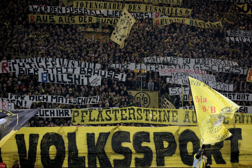 Kibice Borussii Dortmund zaatakowali fanów RB Lipsk