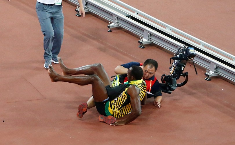 Kamerzysta rozjechał Usaina Bolta