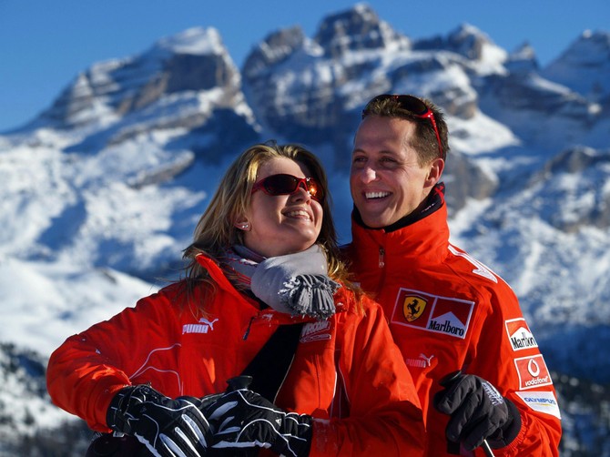 Mihael Šumaher i Korina Šumaher