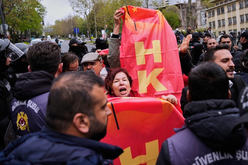 Protest u Istanbulu, 1. maj 2025.