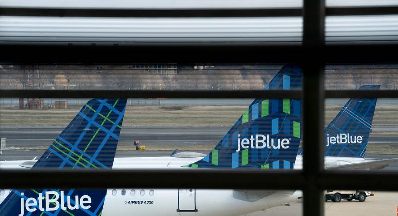 JetBlue planesPhoto by STEFANI REYNOLDS/AFP via Getty Images