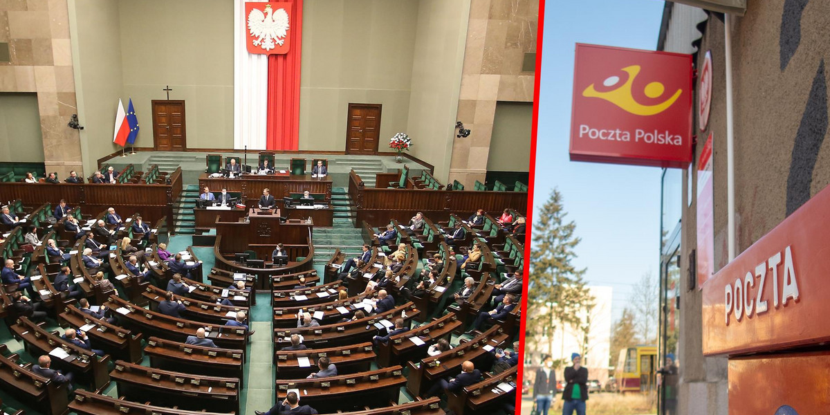 Poczta Polska dostanie 70 mln złotych rekompensaty za "wybory, których nie było"