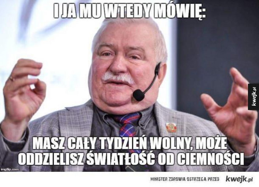 Wałęsa nowym królem memów