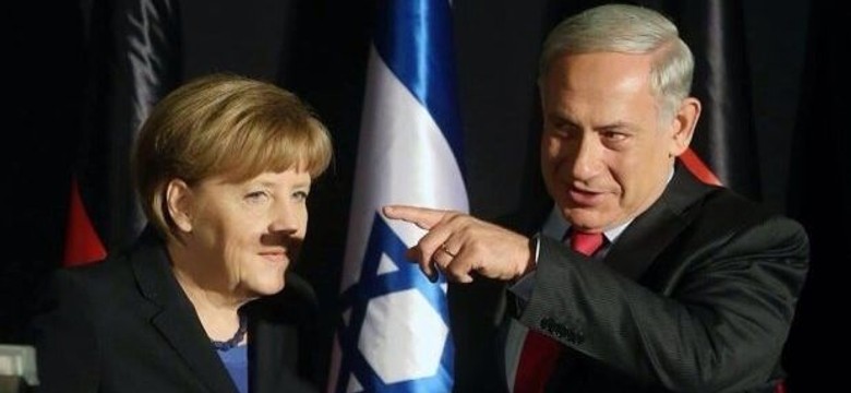 Premier Izraela przyprawia Merkel hitlerowski wąsik [Hit Internetu]