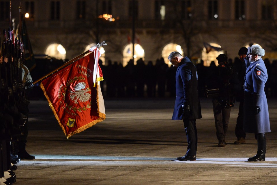 Uroczystości na placu Piłsudskiego