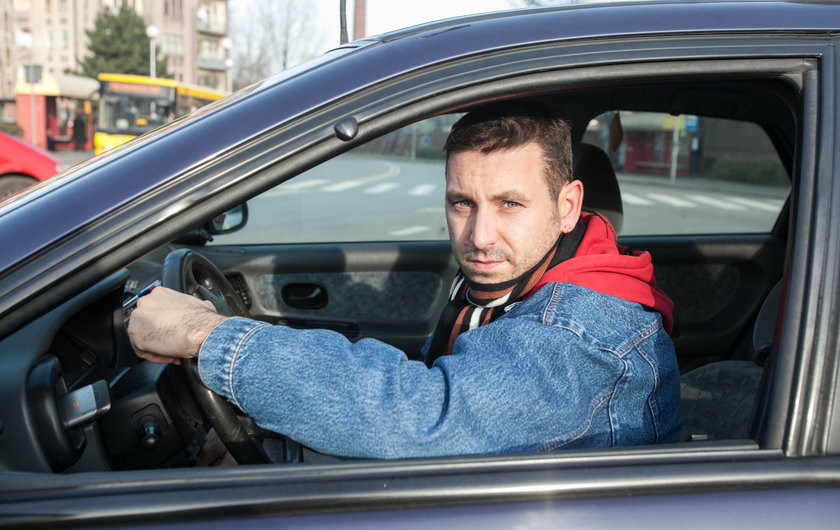 Jakub Nowak (38) - taksówkarz z Siemianowic Śląskich