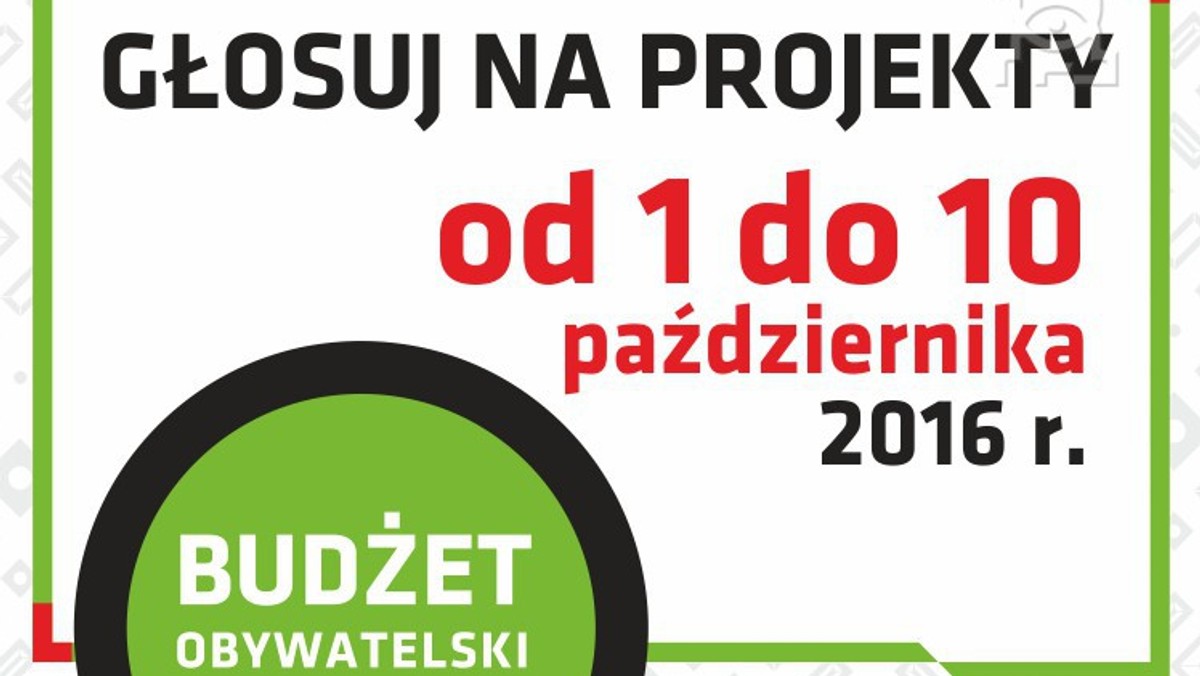 Już 1 października będziemy mogli oddać pierwszy głos w ramach budżetu obywatelskiego 2017. Do wyboru będzie 149 projektów - 111 małych i 38 dużych. Nowością w tegorocznej edycji jest dodatkowy weryfikator w postaci kodu, który po oddaniu głosu zostanie do nas przysłany na maila bądź numer telefonu komórkowego.