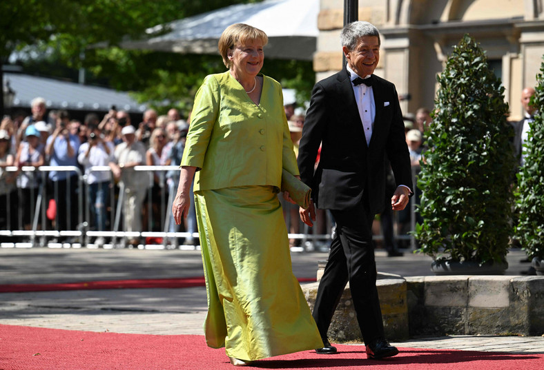 Angela Merkel w nieudanej stylizacji