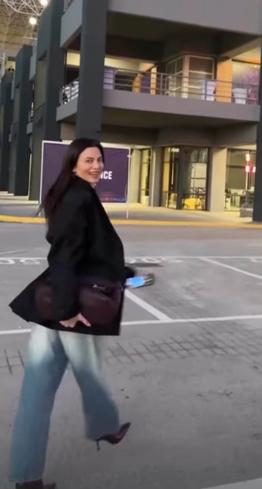 Milica Pavlović na meču Novaka Đokovića