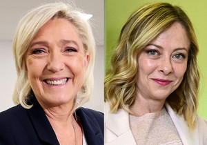 Marin Le Pen i Đorđa Meloni