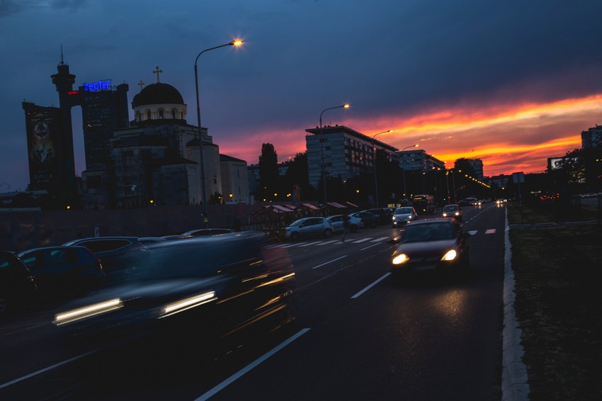 Nebo nedaleko od Geneks kule na Novom Beogradu