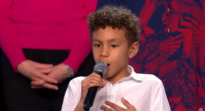 Ośmiolatek doprowadził jury "Mam Talent" do łez, zanim zaczął śpiewać. Złoty przycisk był formalnością
