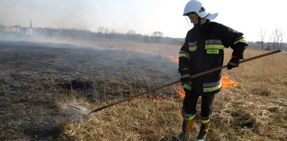 W Wadowicach już płoną trawy