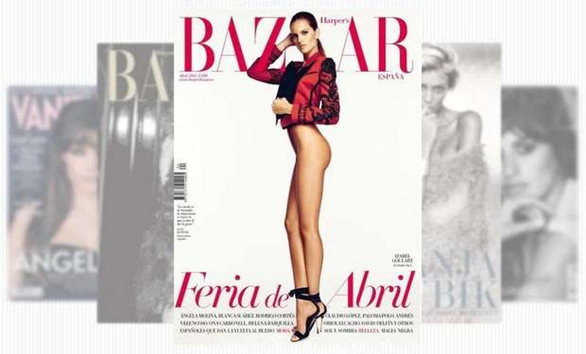 Izabel Goulart Harpers Bazaar kwiecień 2012
