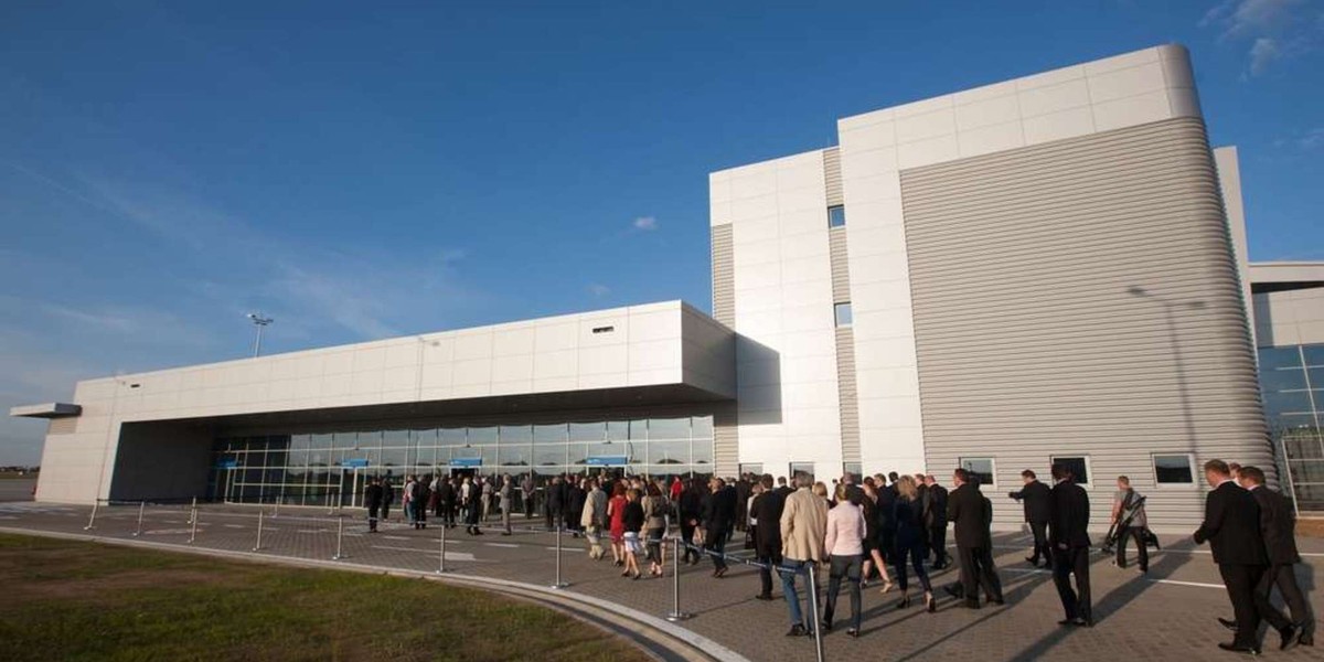 Terminal na lotnisku Ławica