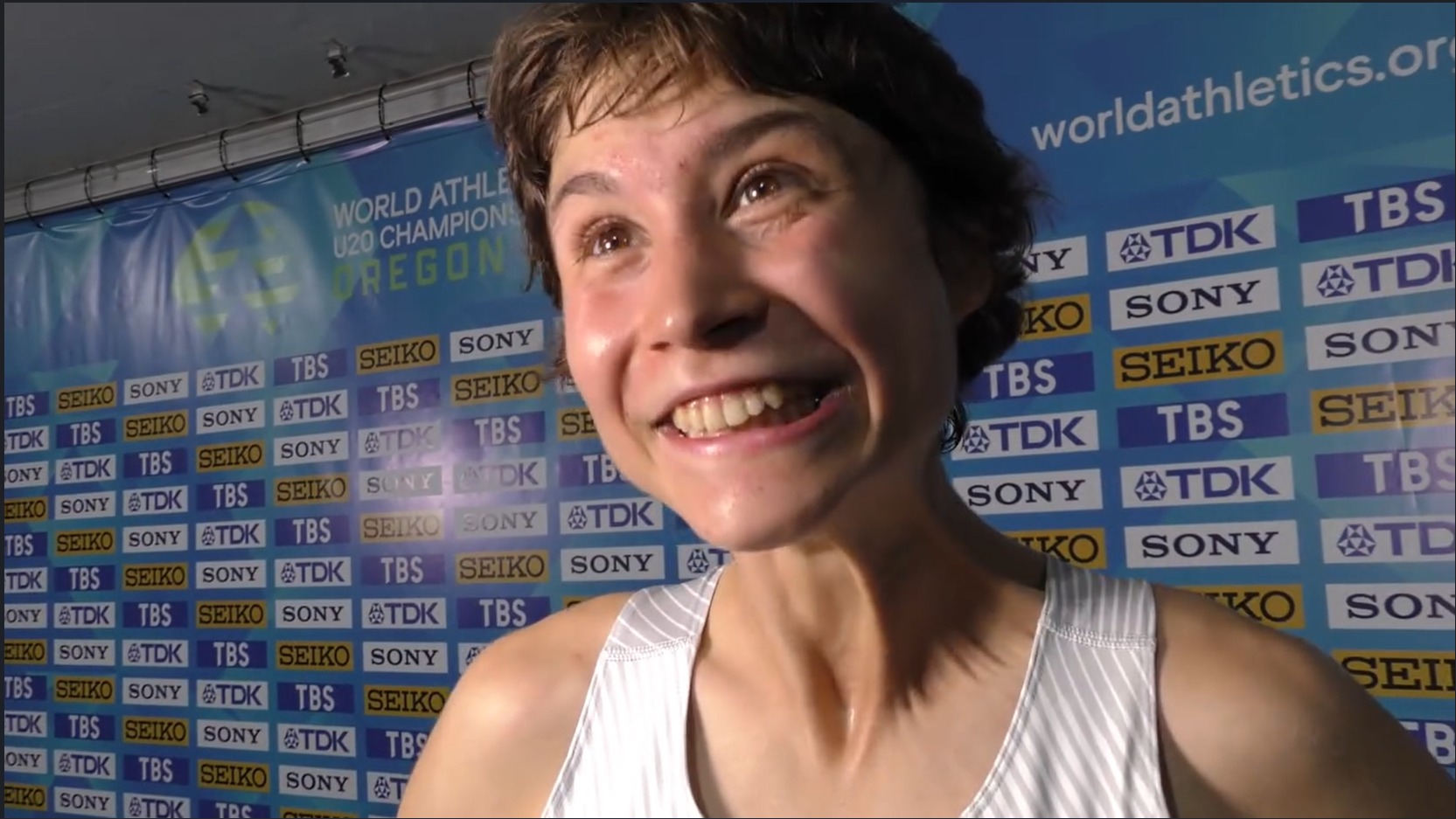 Bežkyňa Anna Švrček.