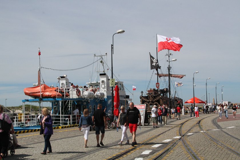 Na zdjęciu port w Kołobrzegu.