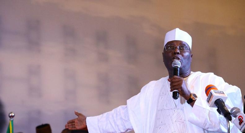 Atiku Abubakar is one of the favourites to win the February 16 presidential election [Twitter/@atiku]