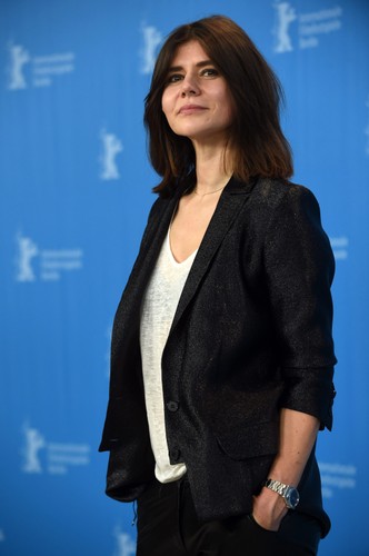 Małgorzata Szumowska podczas konferencji prasowej na Berlinale 2015
