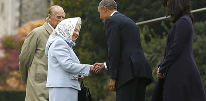 Obama przyleciał do królowej