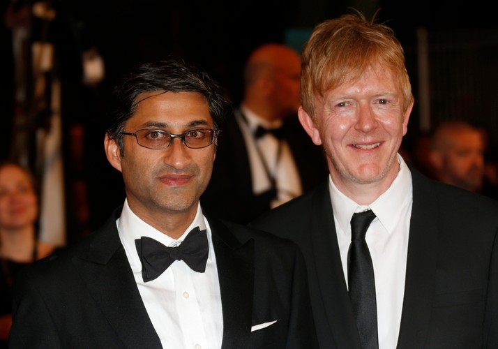 Chris King i Asif Kapadia na premierze 'Amy' w Cannes