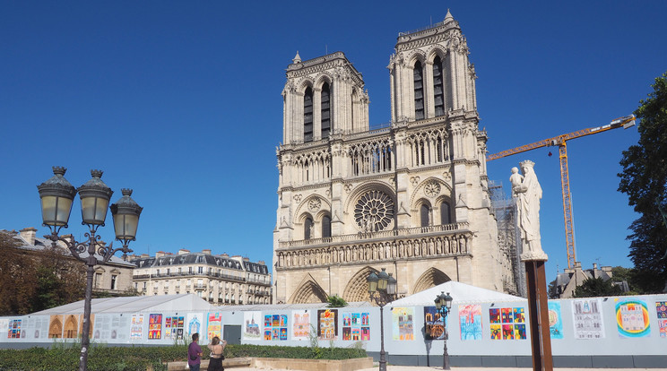 A Notre Dame újítása közben titokzatos dolgokat találtak Fotó: Northfoto