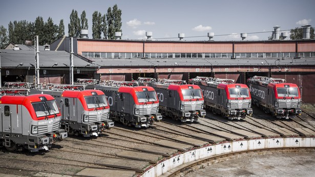 Vectrony PKP Cargo w lokomotywyni w Czechowicach