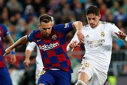 Jordi Alba i Federico Valverde