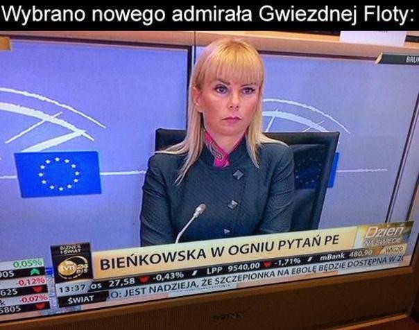 Mem z Elżbietą Bieńkowską
