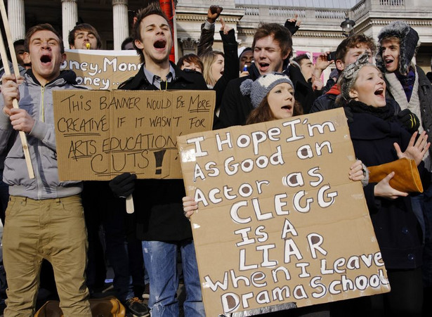 Brytyjscy studenci nie chcą płacić więcej. Wielki protest