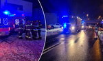 Dramat w Bielsku-Białej. Samochód zjechał z drogi na chodnik i potrącił kobietę z dzieckiem [ZDJĘCIA]