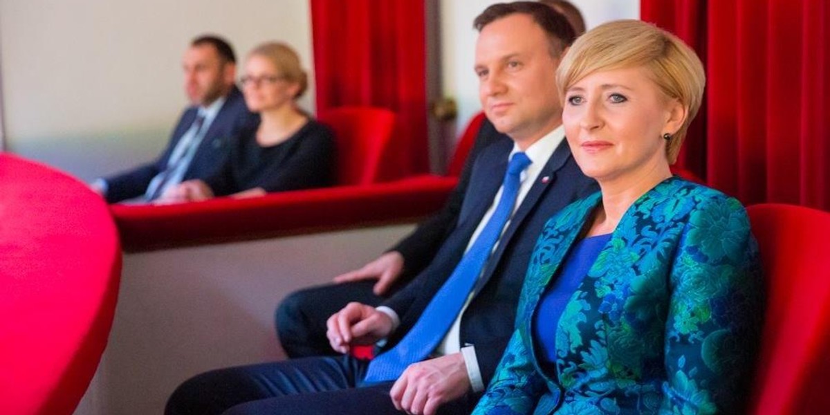 Andrzej Duda i Agata Duda 