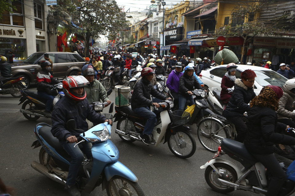 Wietnamscy motocykliści