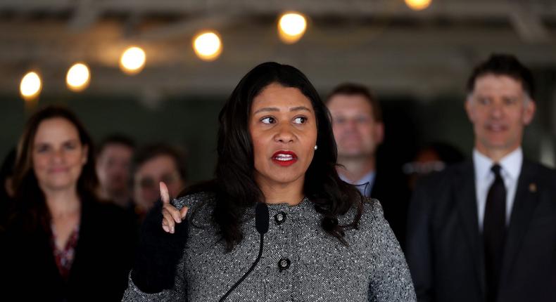 San Francisco Mayor London Breed said the city is prioritizing public safety after Cash App creator Bob Lee was fatally stabbed during a visit to the city.Justin Sullivan/Getty Images