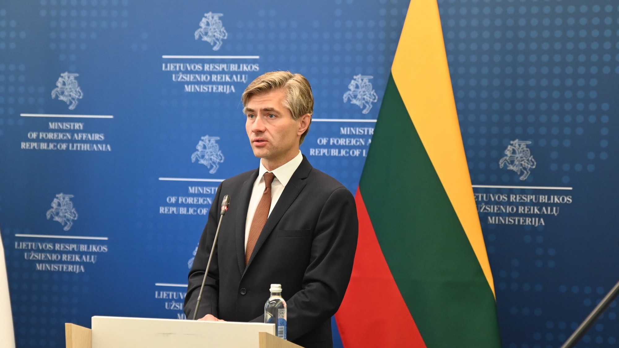 Litovský minister zahraničných vecí Kestutis Budrys.