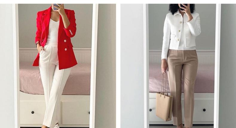 How to style outfits for a workwear [Instagram]