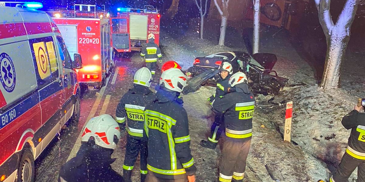 Tragedia pod Małym Płockiem. Nie żyją dwie osoby