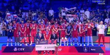 Polscy siatkarze mistrzami Europy. Puchar wręczał prezydent Włoch