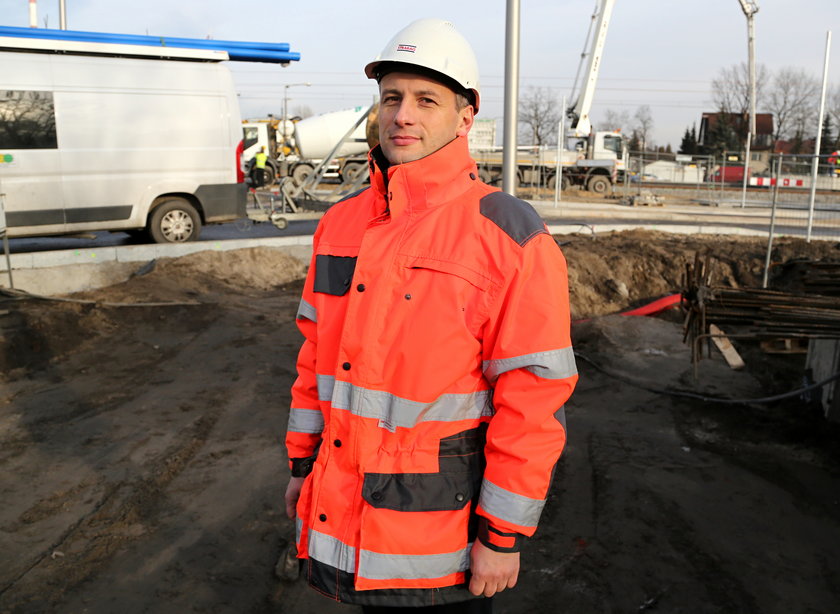 Łukasz Kukuryka, kierownik budowy z firmy Strabag: