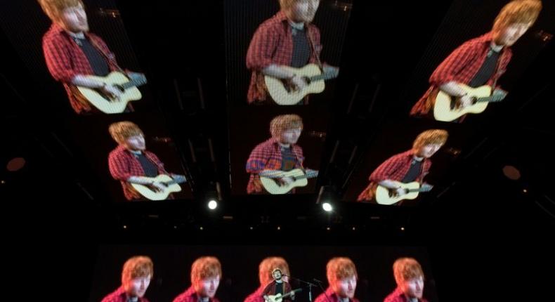 Ed Sheeran closed the Glastonbury music festival in England