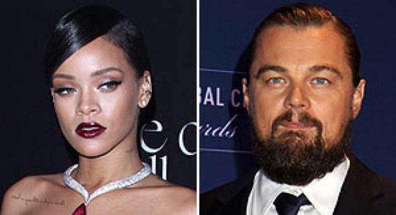 Rihanna and Leonardo DiCaprio