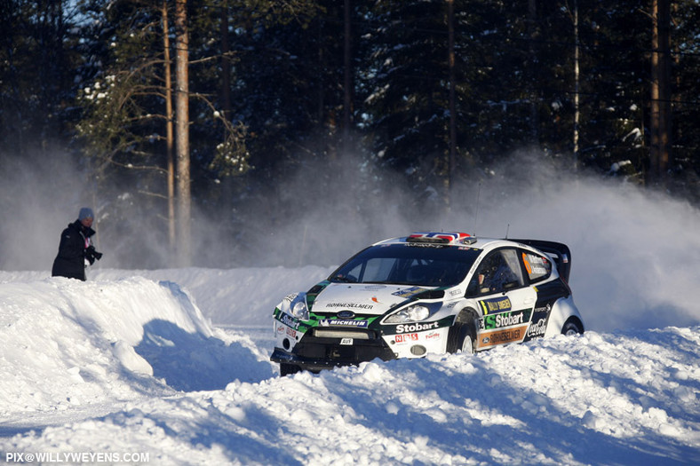 Trzy Fiesty na czele Rajdu Szwecji 2011