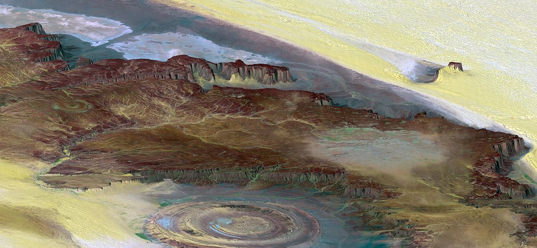 Tajemnicze "Oko Sahary" wciąż budzi wątpliwości naukowców