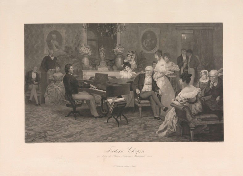 Fryderyk Chopin w salonie księcia Antoniego Radziwiłła (1888 r.)