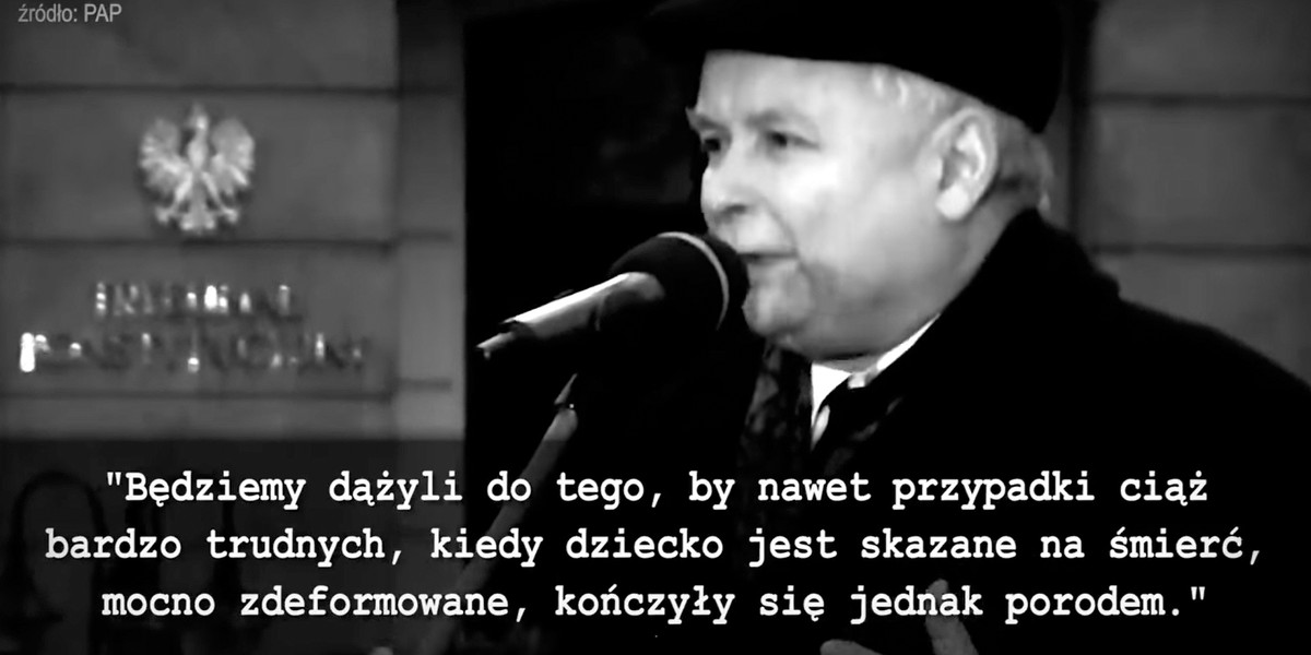 W spocie, który zaprezentowała PO, występuje między innymi prezes PiS, Jarosław Kaczyński.