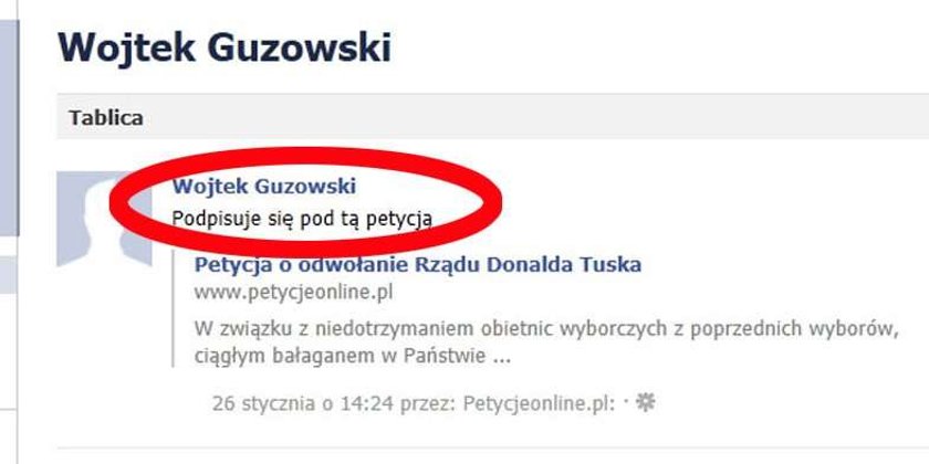 Syn posłanki PO przeciw rządowi Tuska