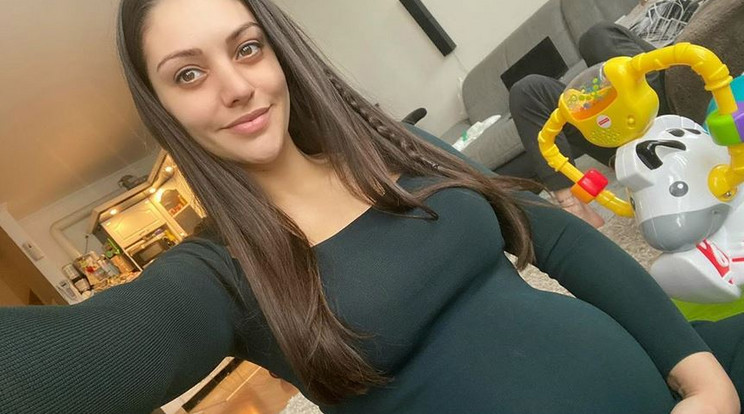 Kulcsár Edinát megviseli terhessége utolsó időszaka /Fotó: Instagram
