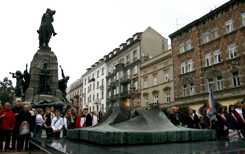 Pomnik Grunwaldzki na placu Matejki w Krakowie